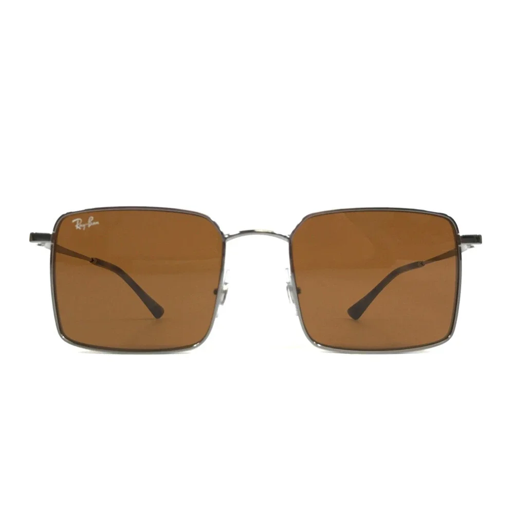 Ray-Ban Sunglasses RB3782 004/73 Shiny Gunmetal Frames with Brown Lenses 53 mm